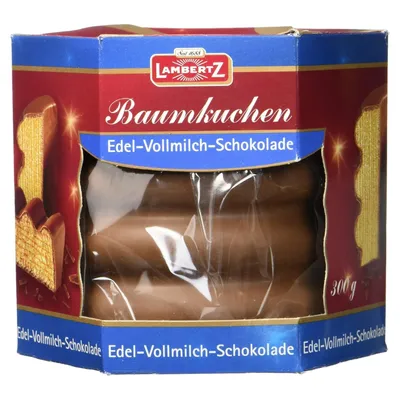 Produktbild von Lambertz Baumkuchen Vollmilch Edel Vollmilch Schokolade 300g