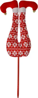 Image de Clayre & Eef Décoration de Noël Elfe 80 cm Rouge Textile
