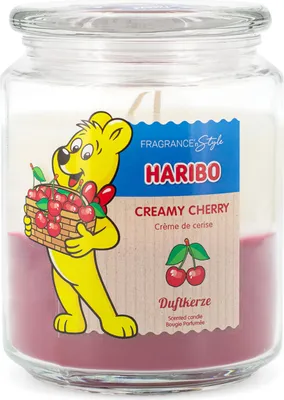 Image de Duftkerze Haribo Creamy Cherry - 510g
