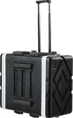 Produktbild von Rack Koffer 6U Server Rack Case - ABS Konstruktion - 488,95 mm - Robustes Rack für Server und Netzwerkgeräte