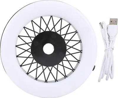 Zdjęcie produktu dla Hookah LED Light RGB 16 Colors Lighting Hookah Round Lamp Panel z pilotem do dekoracji baru imprezowego