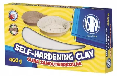 Produktbild von Astra Selbsthärtende Modelliermasse Weiß 460g Kinder