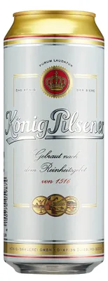 Obrázek produktu pro König Pilsener pro osvěžení po práci EW plechovka 500ml