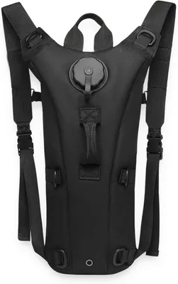 Produktbild von Trekkingrucksäcke, Wasserrucksack zum Wandern 3L,Trinkrucksack mit Schlauch, Ideal für Motorrad, Laufen und Fahrrad, Rucksack mit Trinkblase,24x3x46cm