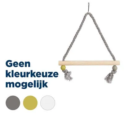 Produktbild von Vogelschaukel aus Holz mit Seil 27cm Zolux