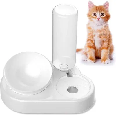 Produktbild von Tierfutterbehälter für Hund und Katze, Kunststoff