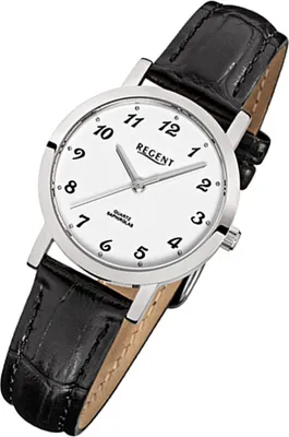 Produktbild von Regent Armbanduhr schwarz F-514 Damen Analog-Quarzuhr URF514
