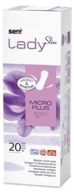 Produktbild von Inkontinenzeinlagen Seni Lady Slim Micro Plus (1 Karton: 15 x 20 Stück)>>>>