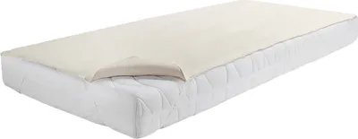 Produktbild von Molton-Matratzenauflage - 140/150 x 200 cm - Beige - Baumwolle