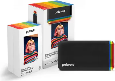 Produktbild von Polaroid 6439, Thermodruck, 2.1" x 3.4" (5.3 x 8.6 cm), Bluetooth, Direktdruck, Schwarz