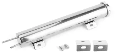 Produktbild von 13 x 2 Zoll Kühler-Kühlmittel-Überlaufbehälter aus Edelstahl, universelle Autoteile