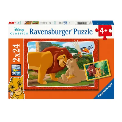 Image de Ravensburger Legpuzzel Lion King, 2x24st.