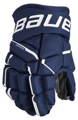 Produktbild von BAUER Supreme MACH Handschuhe Senior, Größe:14 Zoll, Farbe:Navy