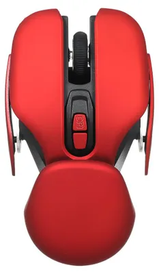 Obrázek produktu pro bezdrátová myš 2,4 G, ergonomická kancelářská myš, tři rychlosti, nastavitelné DPI, integrovaná dobíjecí lithiová baterie, rozhraní Type-C, červená barva