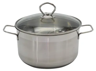 Produktbild von Fleischtopf Ø20 cm EUROHOME® – aus Edelstahl, 29x22x13cm – für optimales Kochen