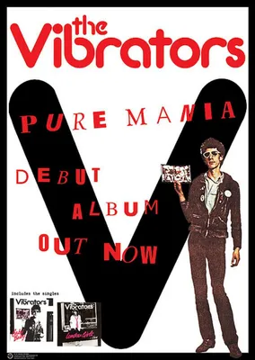 Immagine prodotto di The Vibrators - Pure Mania - Locandina/Poster - 59x84 cm