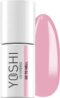 Produktbild von Yoshi | Hybrid-Nagellack - 814 Go To Hell - Hybrid-Gellack - Hybridlack - UV LED - 6ml - Profi Qualität - Rosa