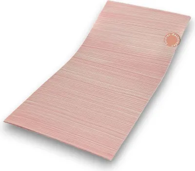 Produktbild von Sandras-Bastelladen - Handbemalt Schraffur - Kerzen Verzierwachsplatte - 200 x 100 x 0,5mm Rosa