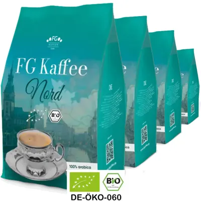 Produktbild von FG Kaffee NORD Kaffeebohnen 10x500g