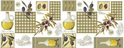Produktbild von Wachstuchtischdecke Olive abwischbar 140 x 220 - 26782-Oliven