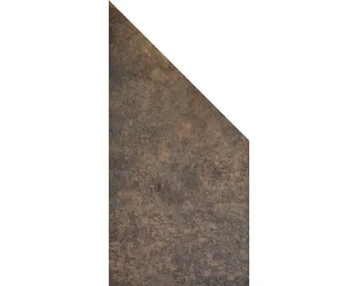 Produktbild von Abschlusselement GroJa Belfort ohne Pfosten 90 x 180/90 cm Rostoptik