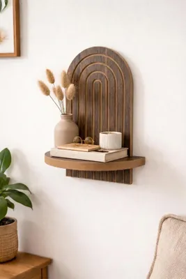 Produktbild von Skye Decor, Wandregal Wenge 100% MDF, 18 mm, 26x35x13 cm - Modernes Design
