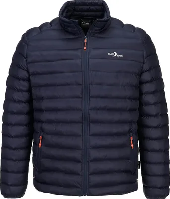 Produktbild von Blue Wave Herren Steppjacke Ove mit Stehkragen - Gesteppte Jacke packable inkl. Packbeutel in Marine Größe 4XL