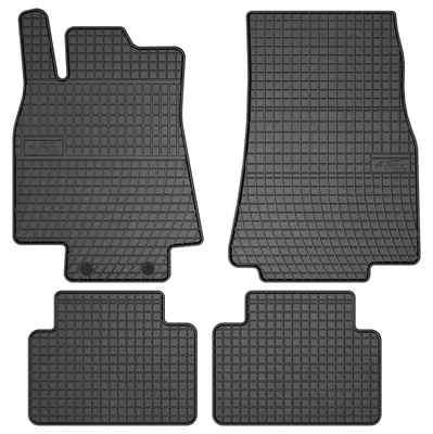 Immagine prodotto di Tappetini auto in gomma adatto per Mercedes A- Klasa W169 (2004-2012, hatchback) neri, set 4 pz, con fissaggi