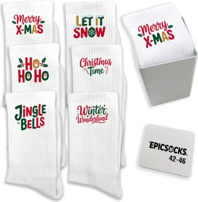 Produktbild von epicsocks Santa's Faves Socken in 42-46 im