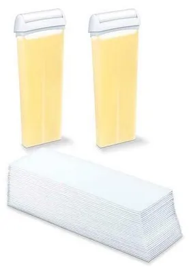 Immagine prodotto di BEURER best.aus: 2xBienenwachskartuschen+ 50 Vliesstreifen f. HLE40 HL 40 NACHKAUFSET