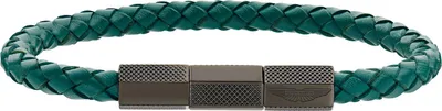 Immagine prodotto di ASTON MARTIN bracciale da uomo con cinturino in pelle in acciaio inossidabile AML THRILL MJRIF5BU2