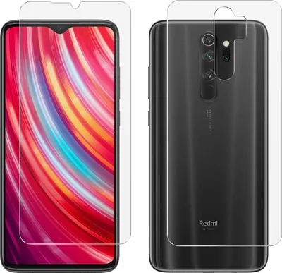Immagine prodotto di Avizar, Pellicola protettiva antibatterica a 360° per Xiaomi Redmi Note 8 Pro, trasparente