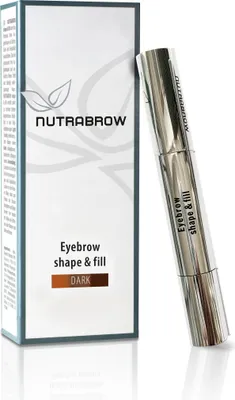 Produktbild von NUTRABROW Eyebrow shape & fill - 4 ml - Augenbrauen-Gel Light/Helle Haartöne - Dark