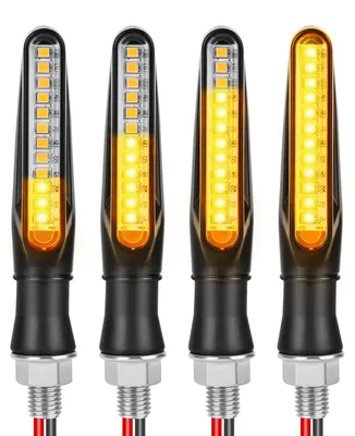 Image de 4 clignotants pour moteur - Étanches, 12V, 12 LED