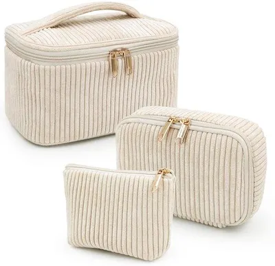 Image de Sacs de voyage et sacs à main élégants - Lot de 3 - Sacs pour femmes et filles - Grande capacité - Pour un usage quotidien et en voyage - Kaki