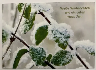 Produktbild von Weihnachten - Postkarten - Glückwunschkarte im Format 10,5 x 14,5 cm