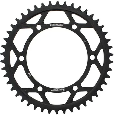 Produktbild von Stahl-Kettenrad Supersprox 525 - 46Z (schwarz) RFE-300:46-BLK|ID 130,0 LK 150,0 6-Loch