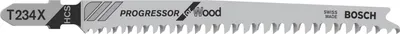 Image de Lame de scie sauteuse T 234 X Progressor for Wood, pack de 3