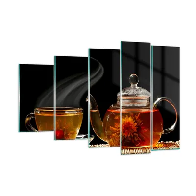 Produktbild von Bilder auf glas - Asien tee geschmack topf - 150x100cm - Glasbilder - Wandbilder - Kunstdruck - zum Aufhängen bereit - Wanddekoration aus Glas - Glas Bilder - Wandbild auf Glas - GEG150x100-2253