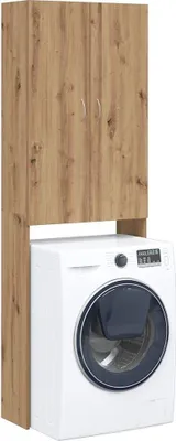 Produktbild von PUEAZU Waschmaschinenschrank Artisan-Eiche 64x25,5x190 cm - Badezimmerschränke &23949