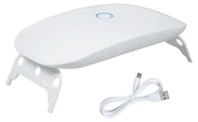 Produktbild von 24W UV-Lampe für Harz – Klappbar, 365+395nm Dual-Wellenlängen, schnelle Aushärtung & Timer, tragbar für Schmuckherstellung & DIY Bastelprojekte