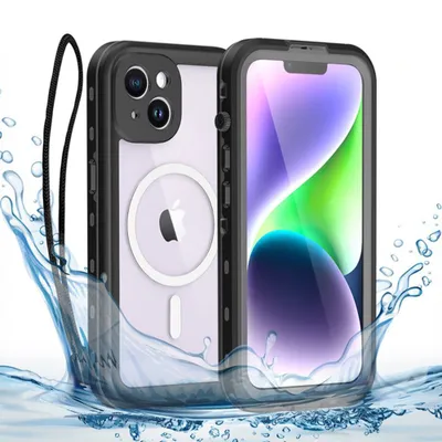 Obrázek produktu pro ShellBox Vodotěsné pouzdro IP68 - iPhone 14 - černé