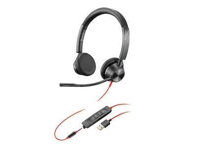 Zdjęcie produktu dla Poly 213938-01 Poly Headset Blackwire C3325 binaural USB + 3.5mm