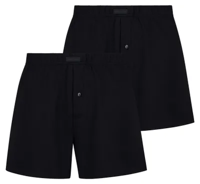 Produktbild von Bruno Banani Herren 2er Pack Boxershort Loose Fit Baumwolle Schwarz
