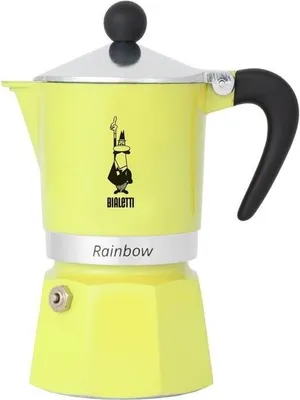 Obrázok produktu pre Talianska kávovar Bialetti Rainbow, 6 šálok, 0,30 l, žltá
