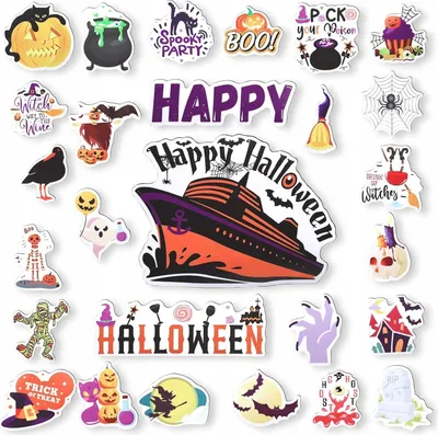 Obrázok produktu pre HALLOWEEN MAGNETY sada 27 ks na ozdoby a dekorácie na chladničku