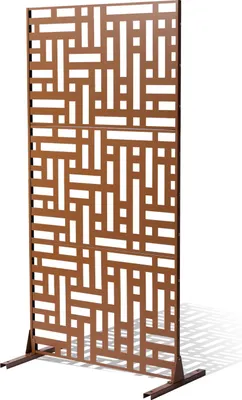 Produktbild von Paravent Raumteiler Sichtschutz Trennwand freistehend 120x50,8x193cm Braun