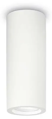 Productafbeelding van Moderne plafondlamp, rond, torenvormig, gesso wit, 1 lichtpunt, GU10