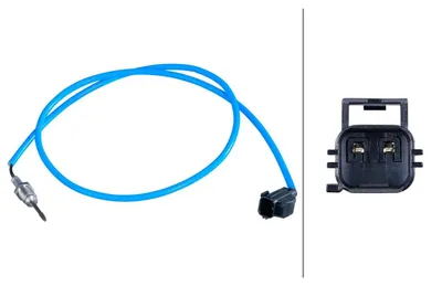 Produktbild von Sensor Abgastemperatur geschraubt 2-polig HELLA für u.a. FORD TRANSIT