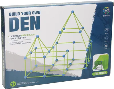 Image de Jeu de construction billes et bâtons 100 pièces multicolores